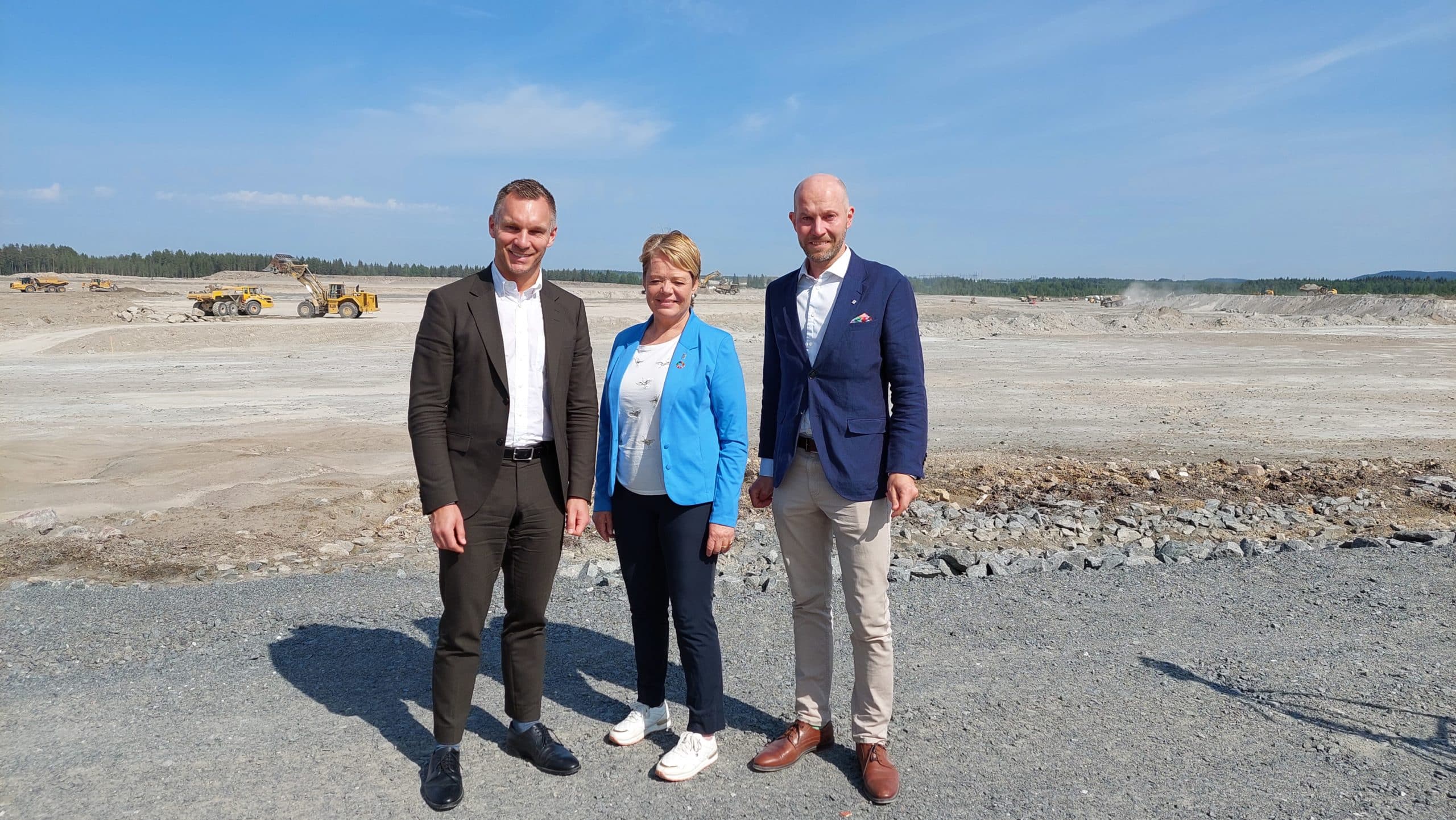 Erik Slottner Civilminister, Lotta Finstorp, landshövding, Claes Nordmark, kommunalråd