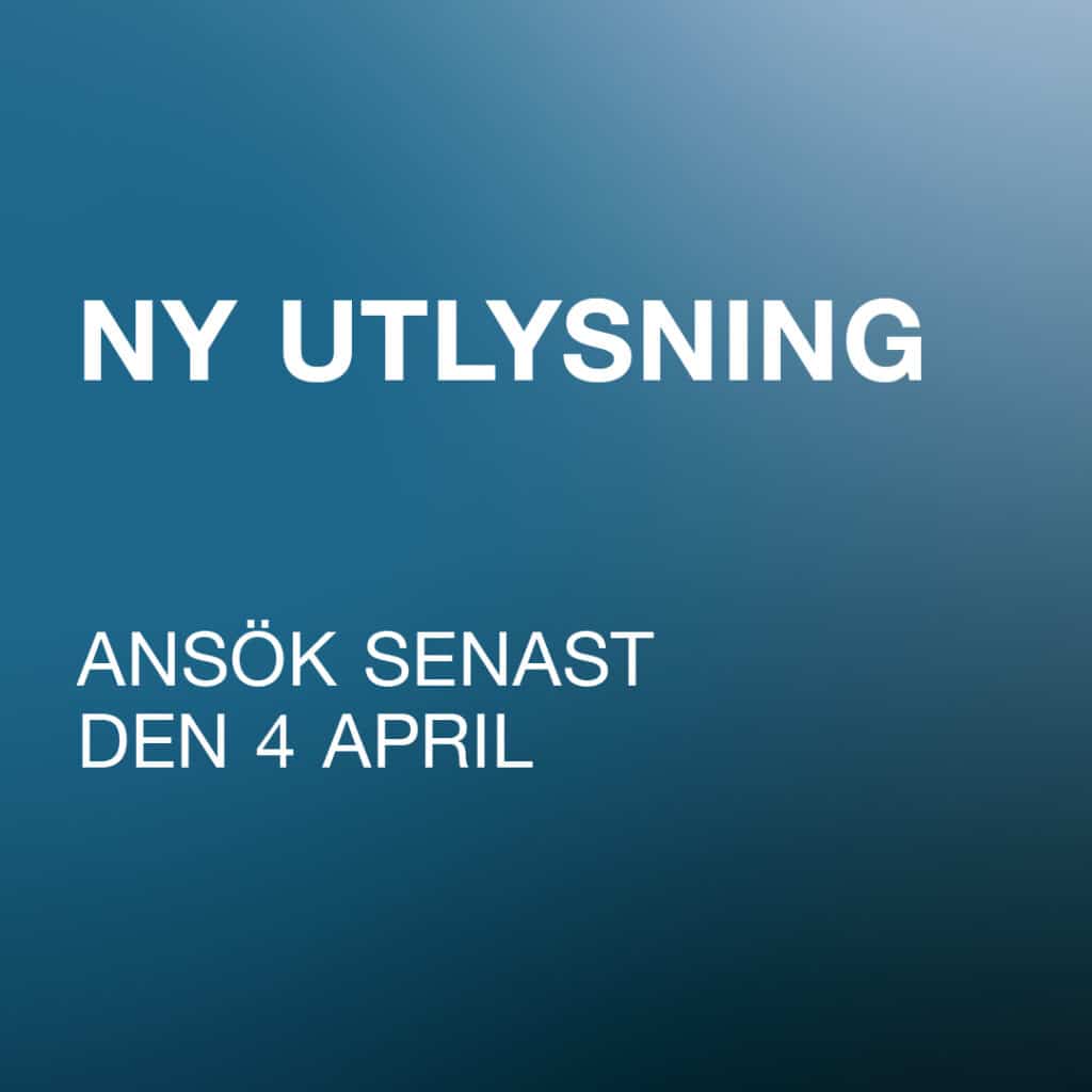 utlysning 4 april visioner i norr Boden
