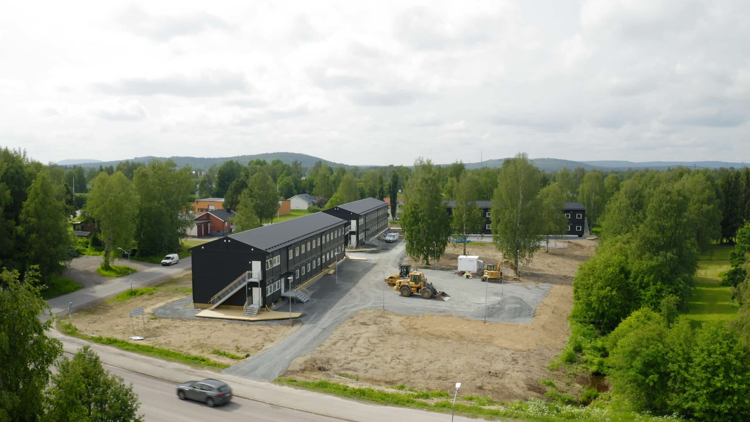 Översiktsbild entrebrenörsbostäder Nylandsbäcken